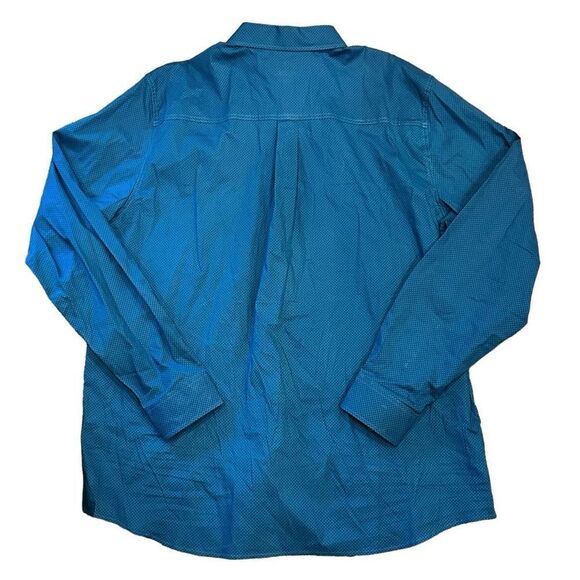 Cody James Core Button Down Shirt Mens XXLT Long Sleeve Western Rodeo Blue - Picture 3 of 4